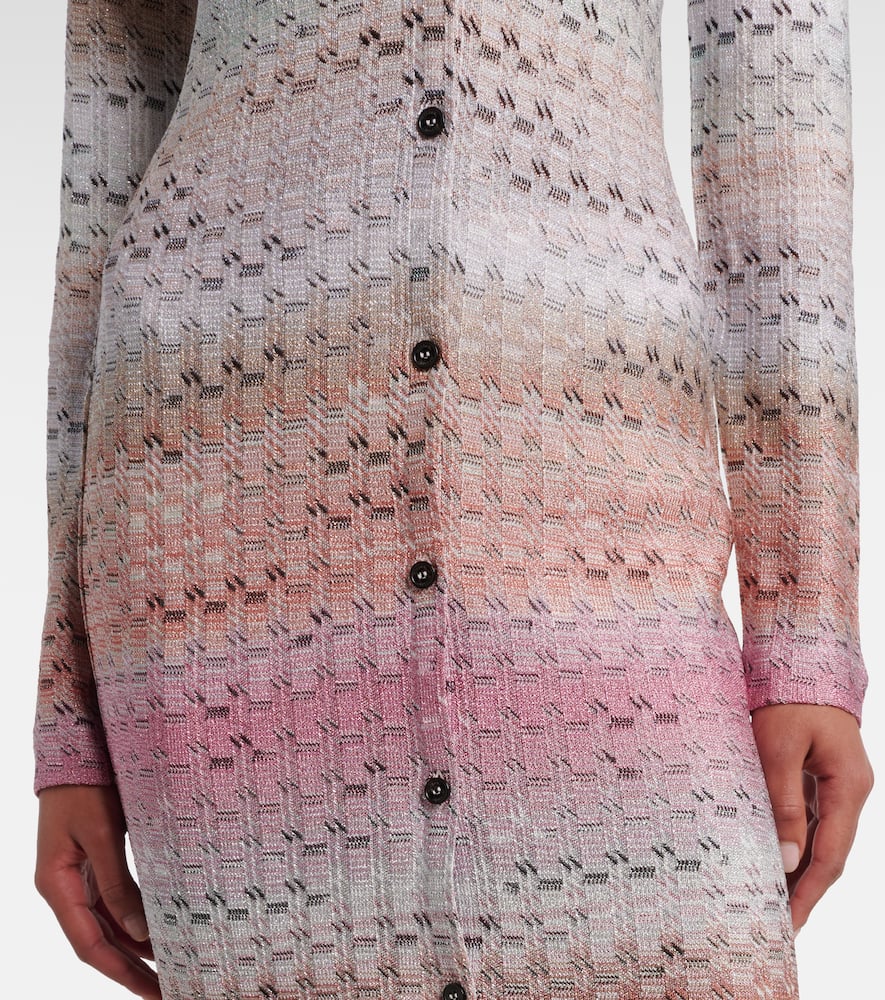 Lamé cardigan
