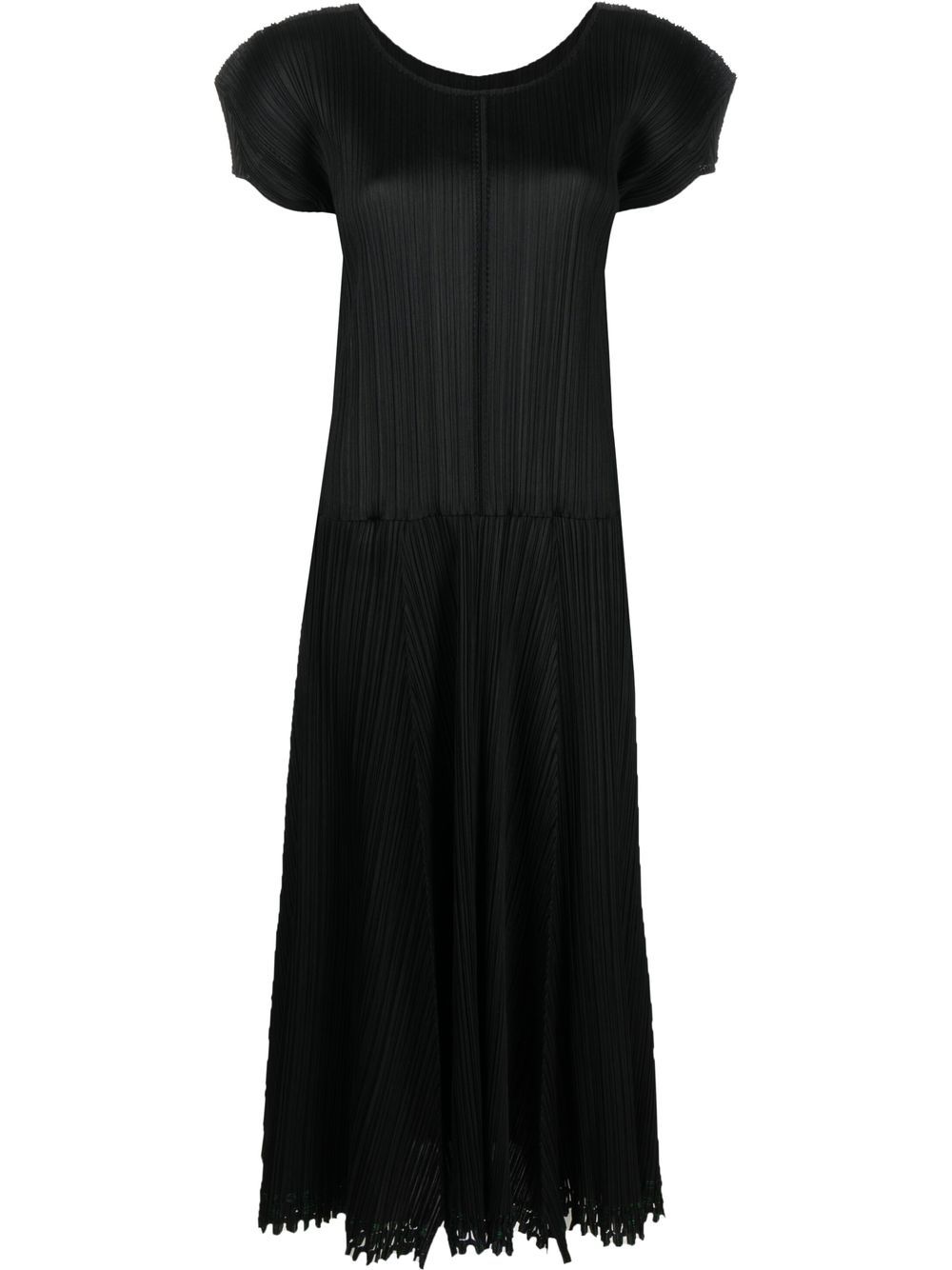 2000s Pleats Please A-line dress - Black