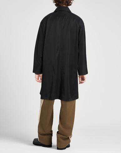 Man Overcoat & Trench Coat Black Size S Polyamide, Wool