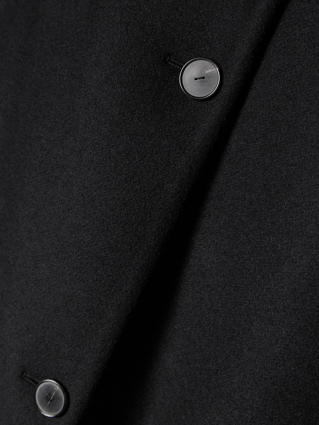 Cora Wool And Cashmere-blend Coat - Black