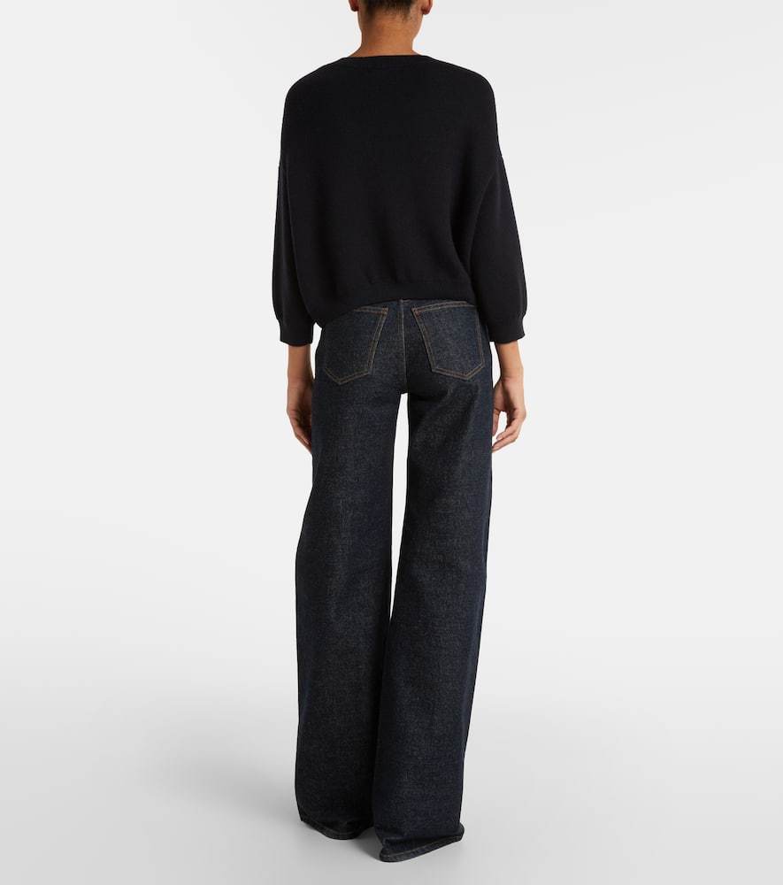 Sabina cashmere and mohair sweater