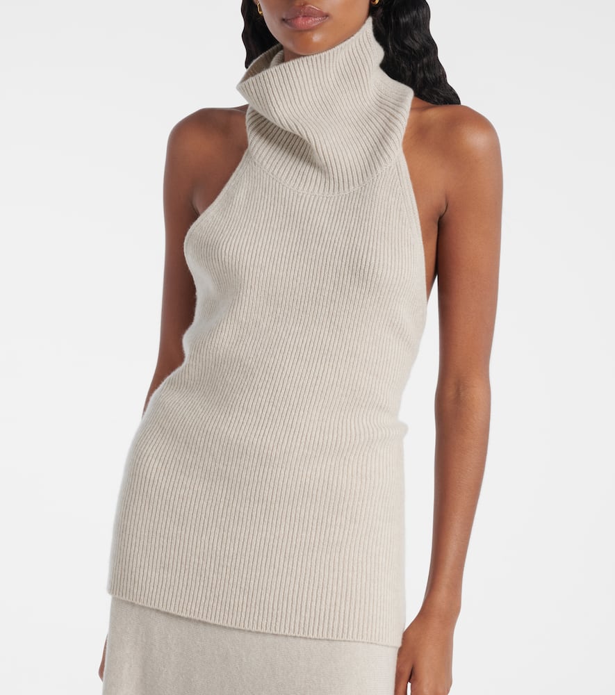 Maddie open-back cashmere top
