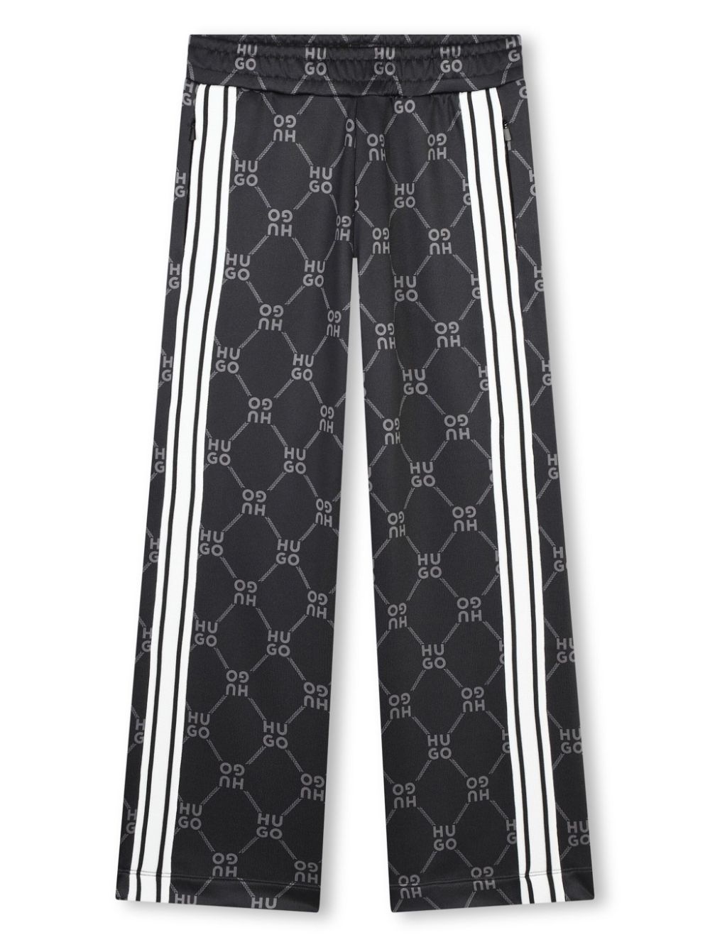 Logo-print track pants - Black