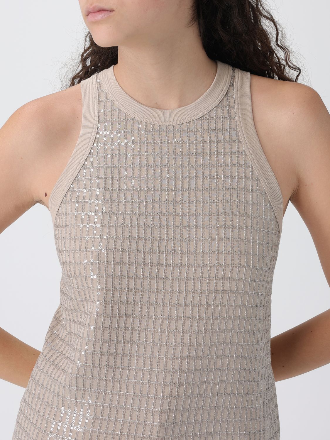 Top Woman color Beige