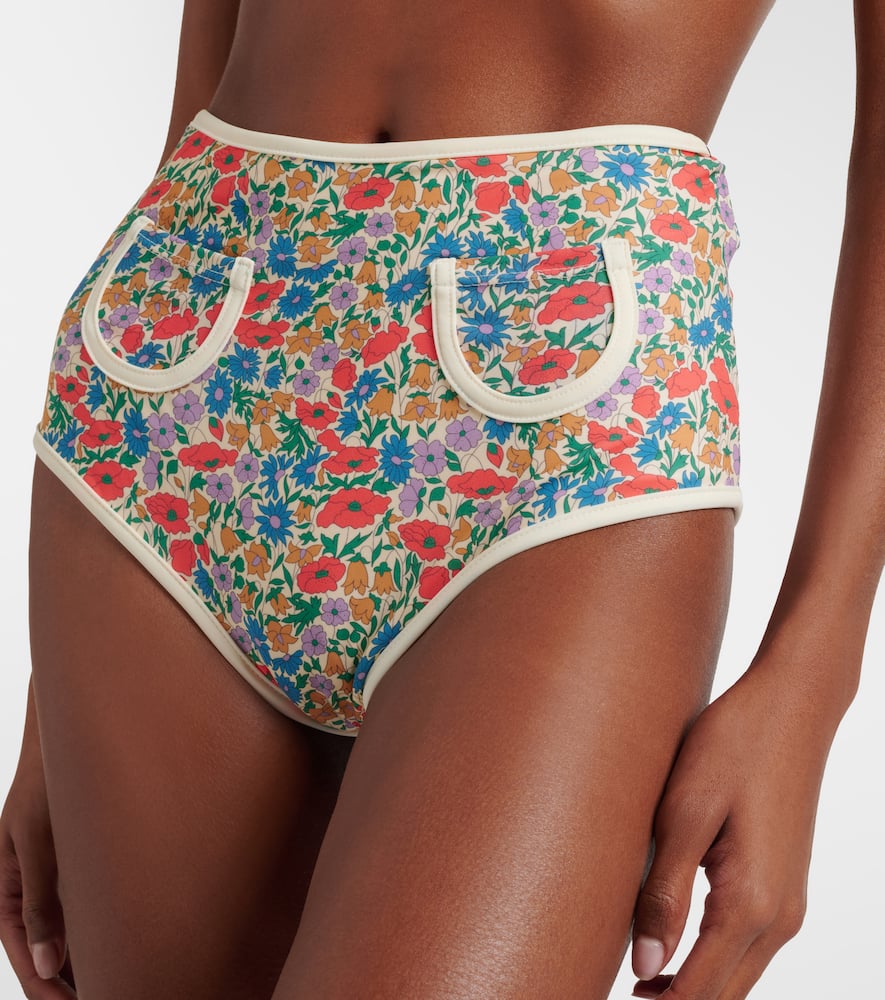 Polly floral bikini bottoms