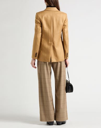 Woman Blazer Mustard Size 10 Linen