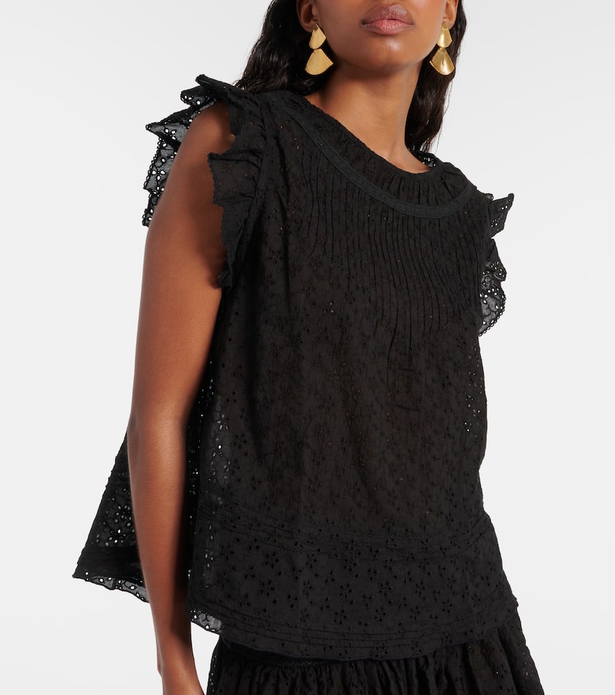 Galia ruffled top