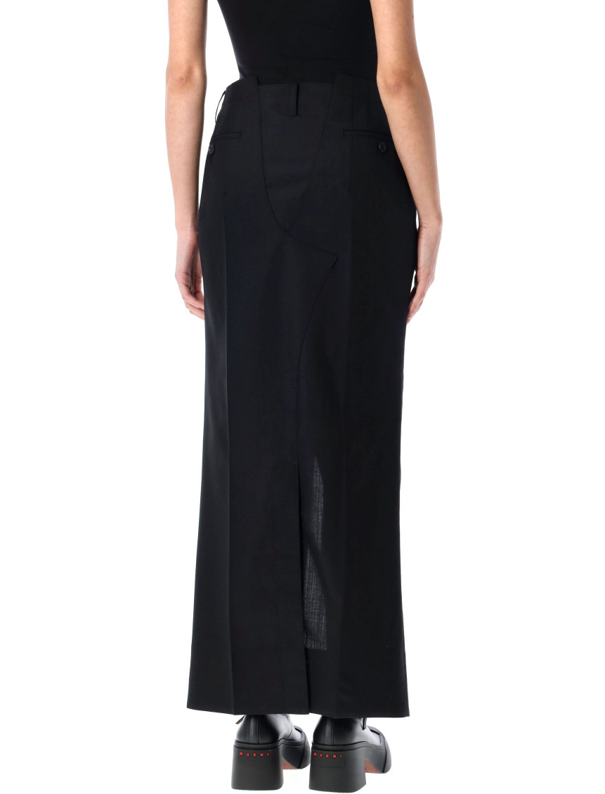 Junya Watanabe high-waisted skirt - Black