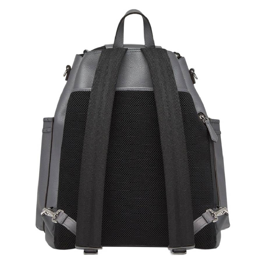 Embossed Leather Backpack
