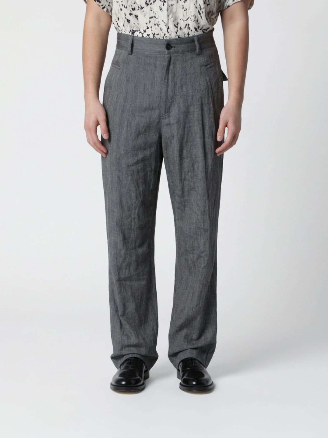 Pants Men color Black