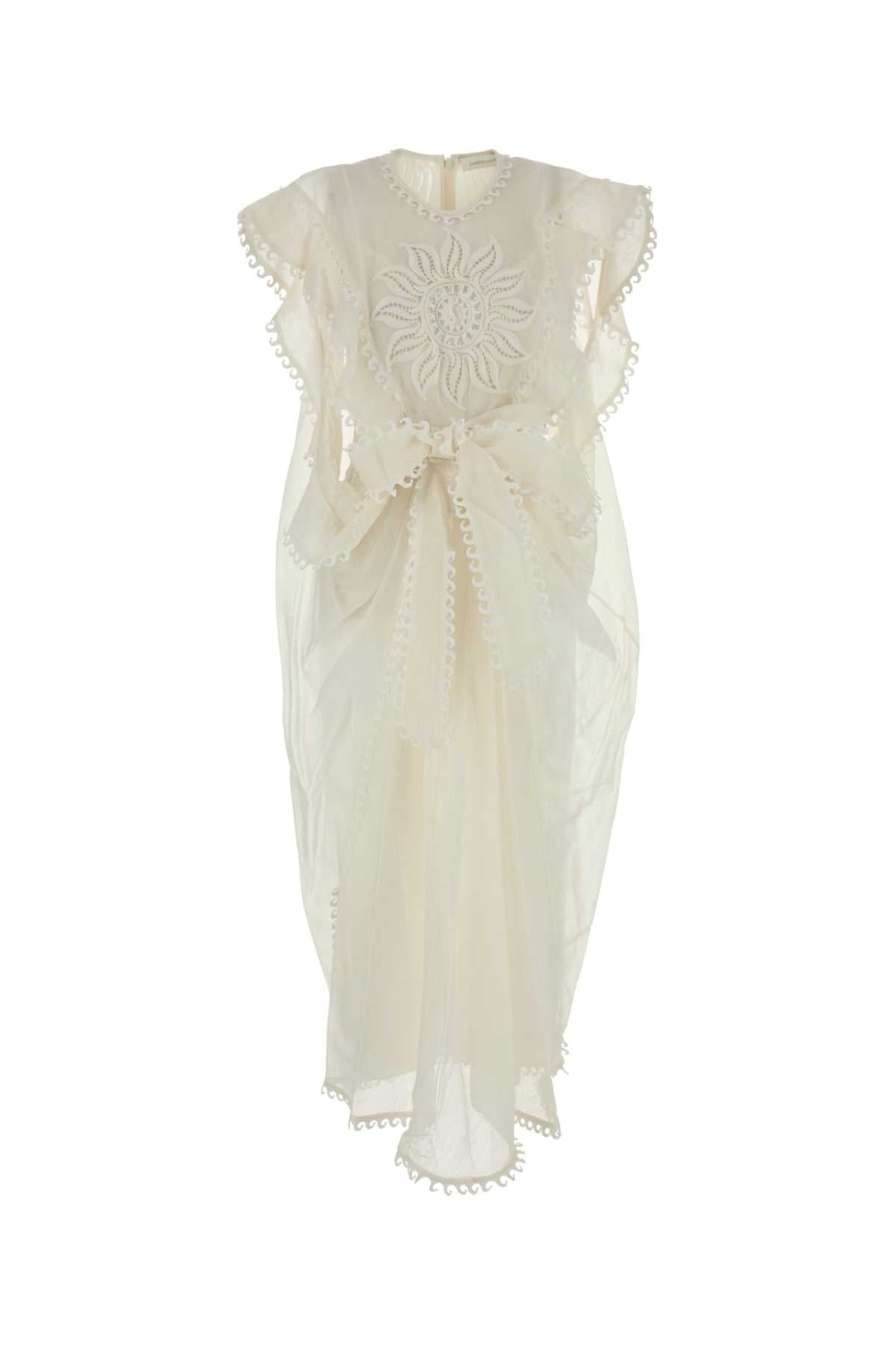 Balance Waterfall Dress — White