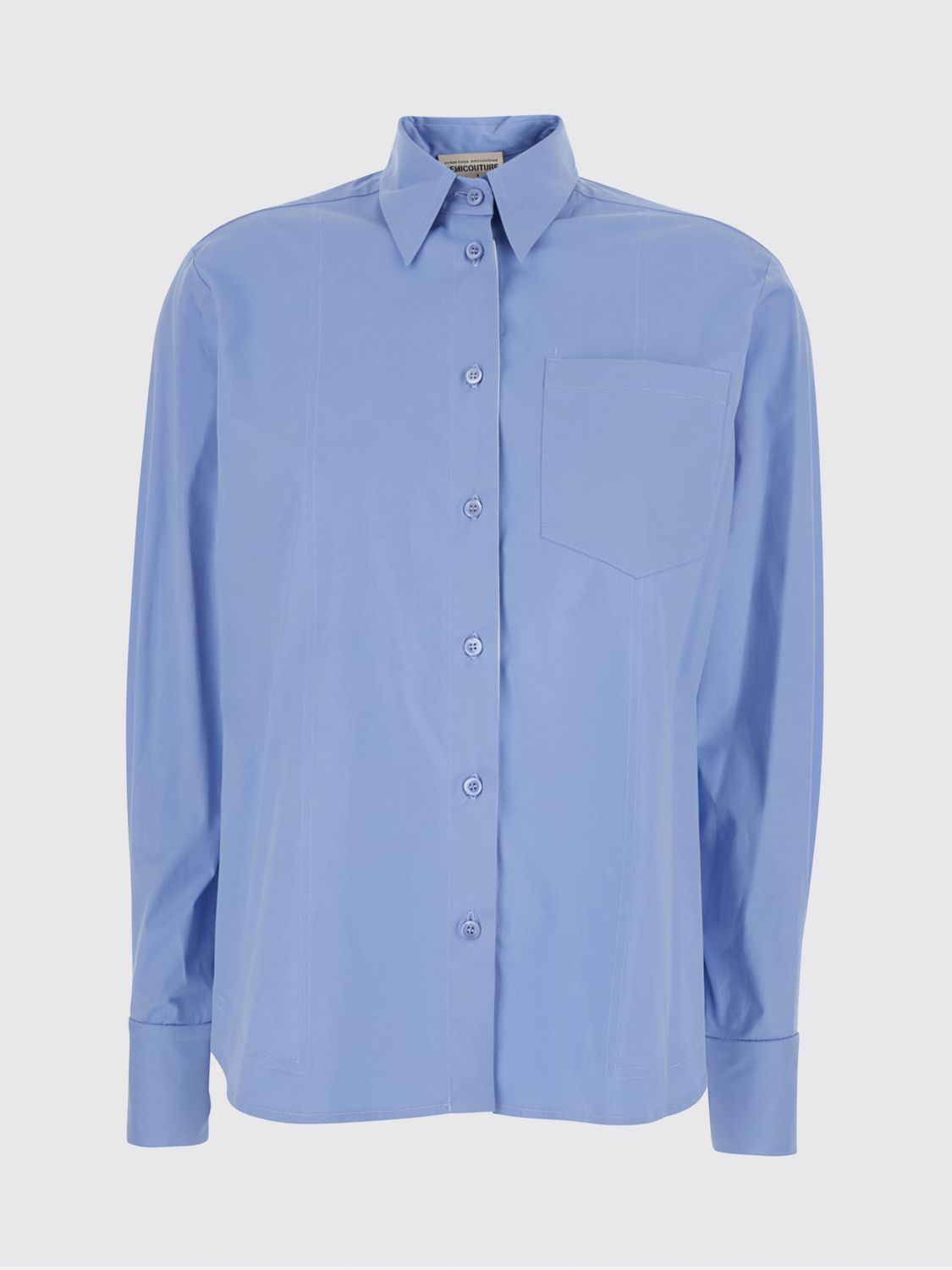 Shirt Woman color Gnawed Blue