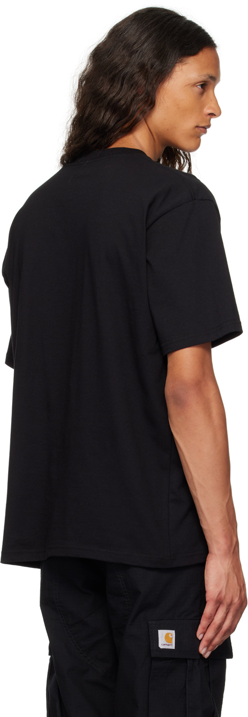 Carhartt Work In Progress Black Press Script T-Shirt