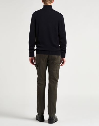 Man Turtleneck Midnight blue Size L Virgin Wool