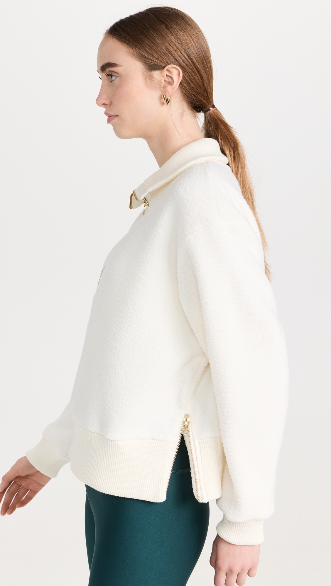 Roselle Half Zip Fleece Egret