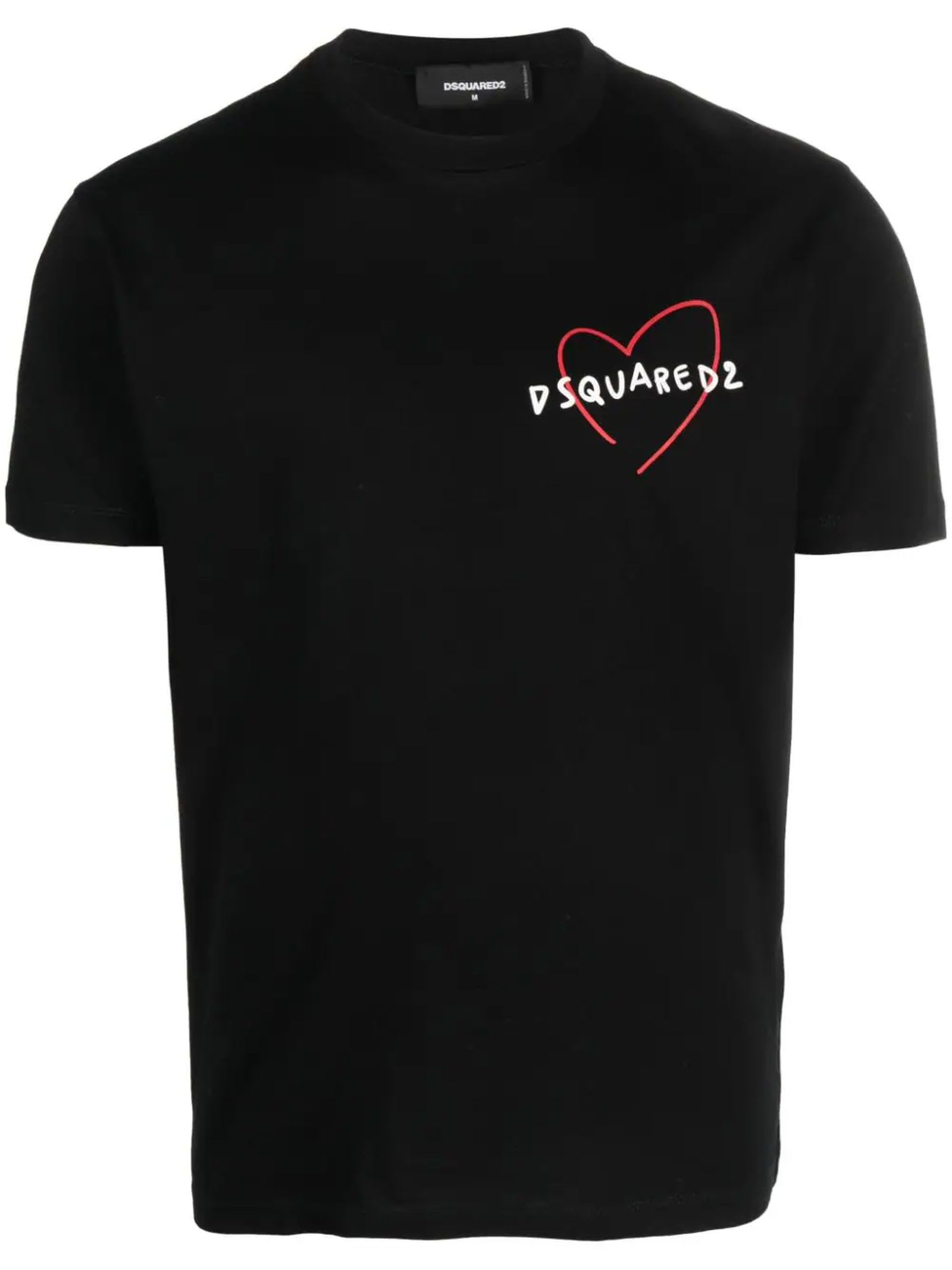 Black Cotton T-Shirt