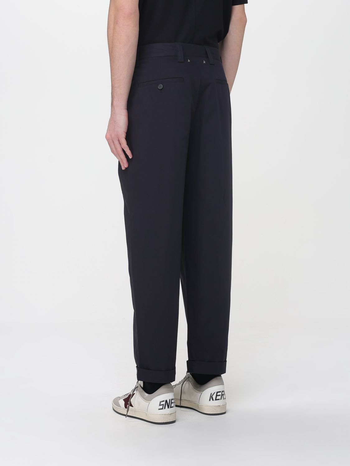 Pants Men color Blue