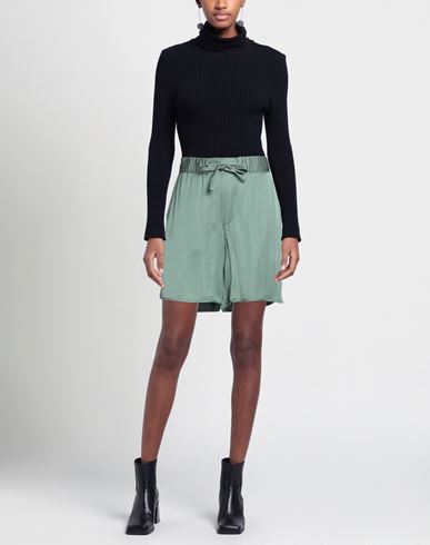 Woman Shorts & Bermuda Shorts Sage green Size S Viscose