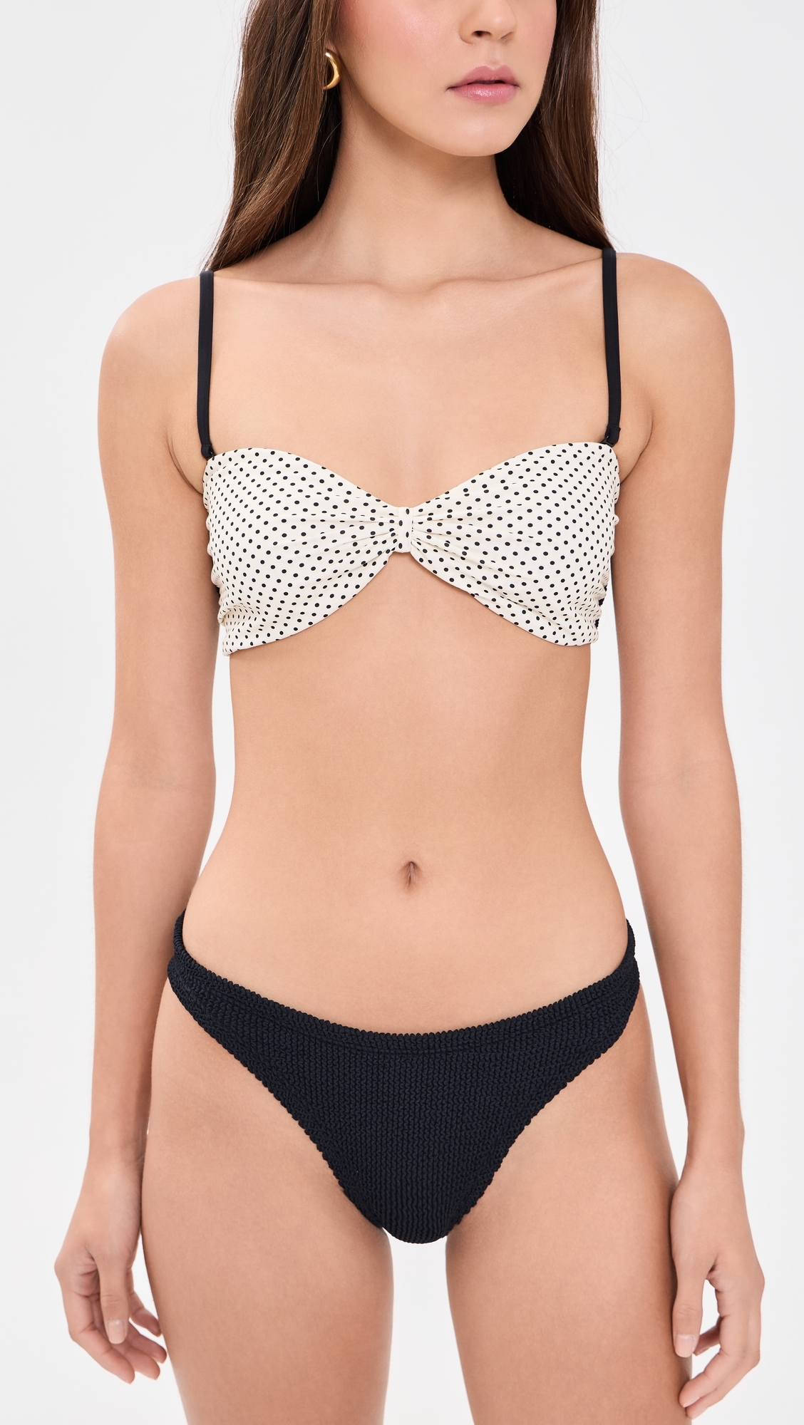 Delphine Bikini Set Black/Polka Dot M