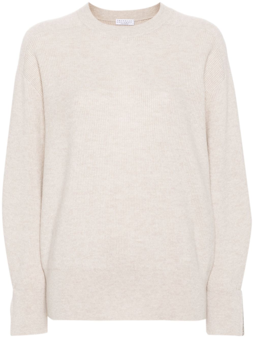 Monili-chain sweater - Neutrals