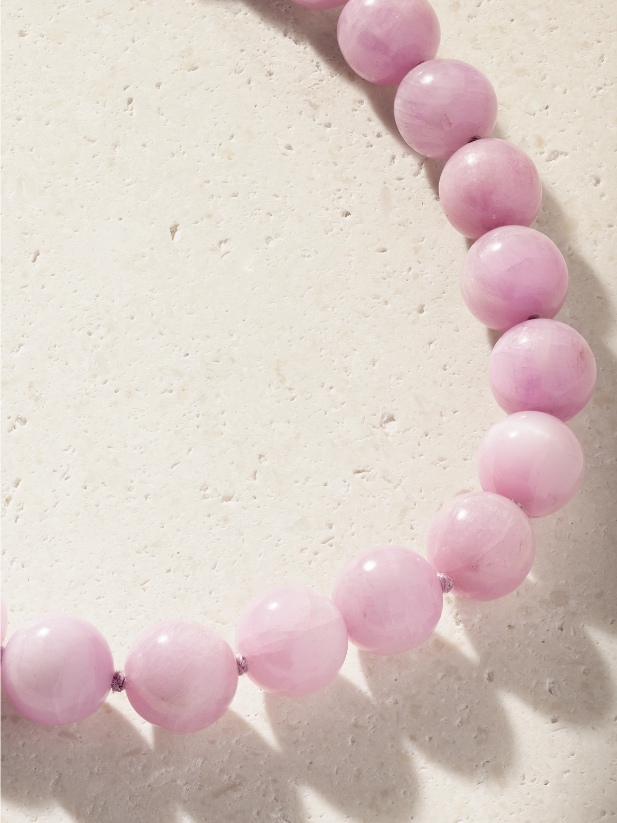 Oracle 14-karat Gold Kunzite Necklace - Purple