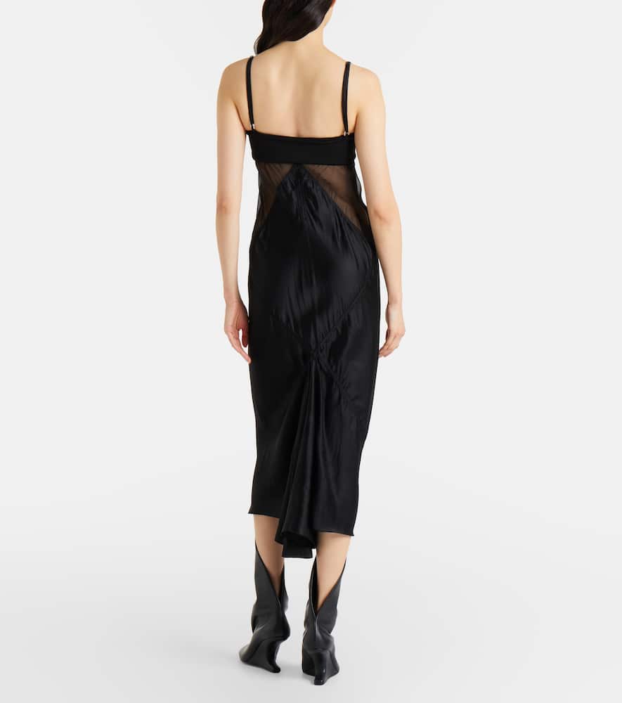 Combo slip dress