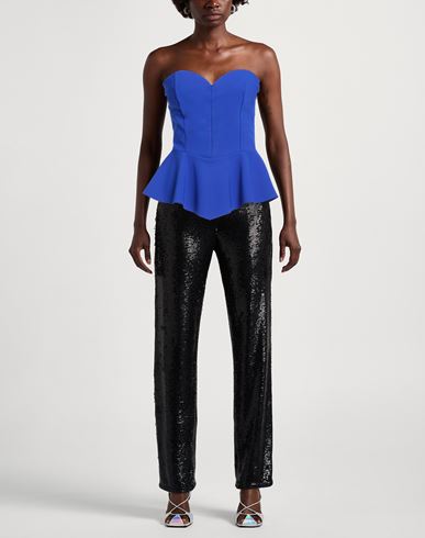 Woman Top Bright blue Size 6 Polyamide, Elastane