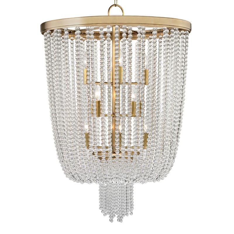 Aged Brass Chandelier from the Royalton Collection