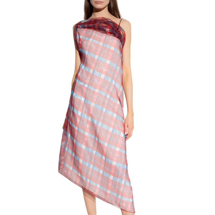 Asymmetric Organza Dress
