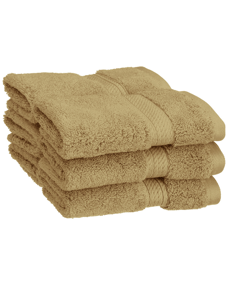 Solid 6pc Absorbent Face Egyptian Cotton Towel Set