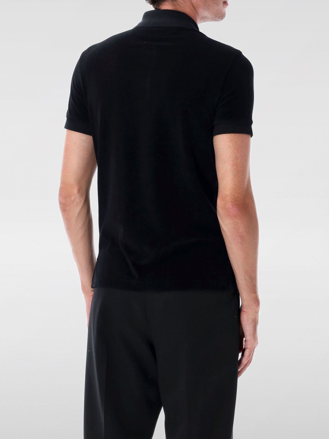Polo Shirt Men color Black