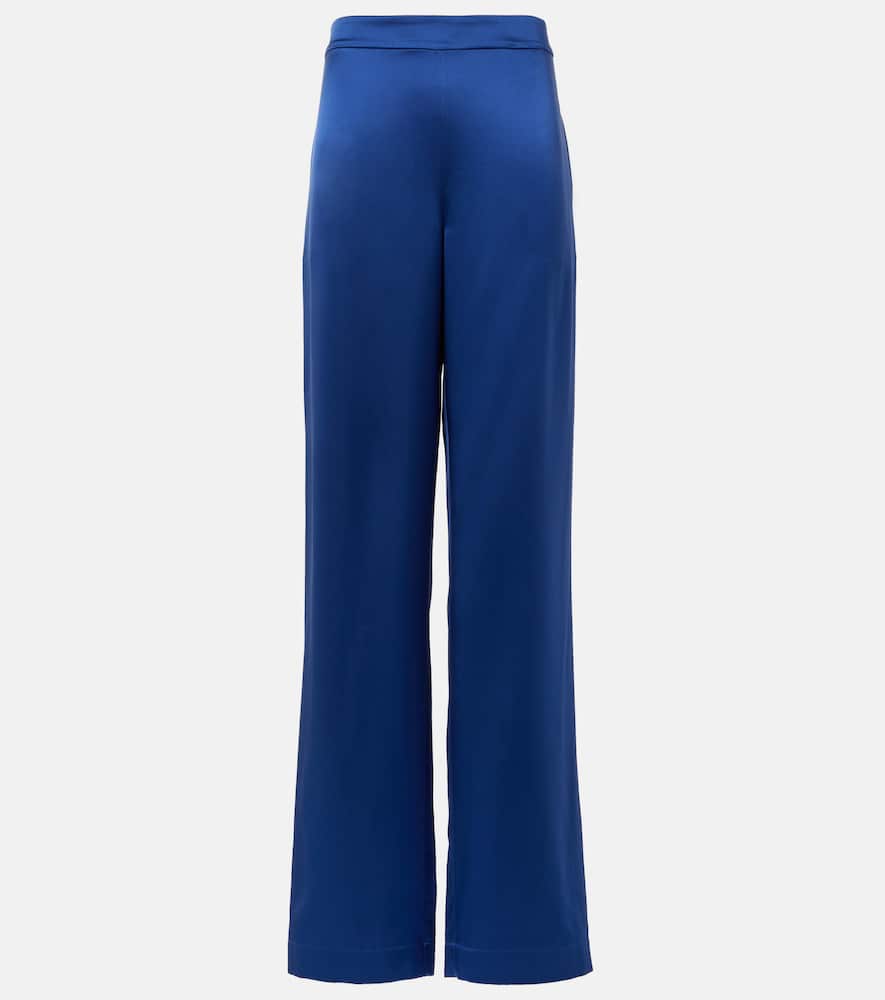 New Sahel silk straight pants