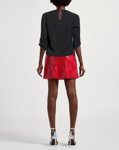 Woman Top Black Size L Polyester, Elastane