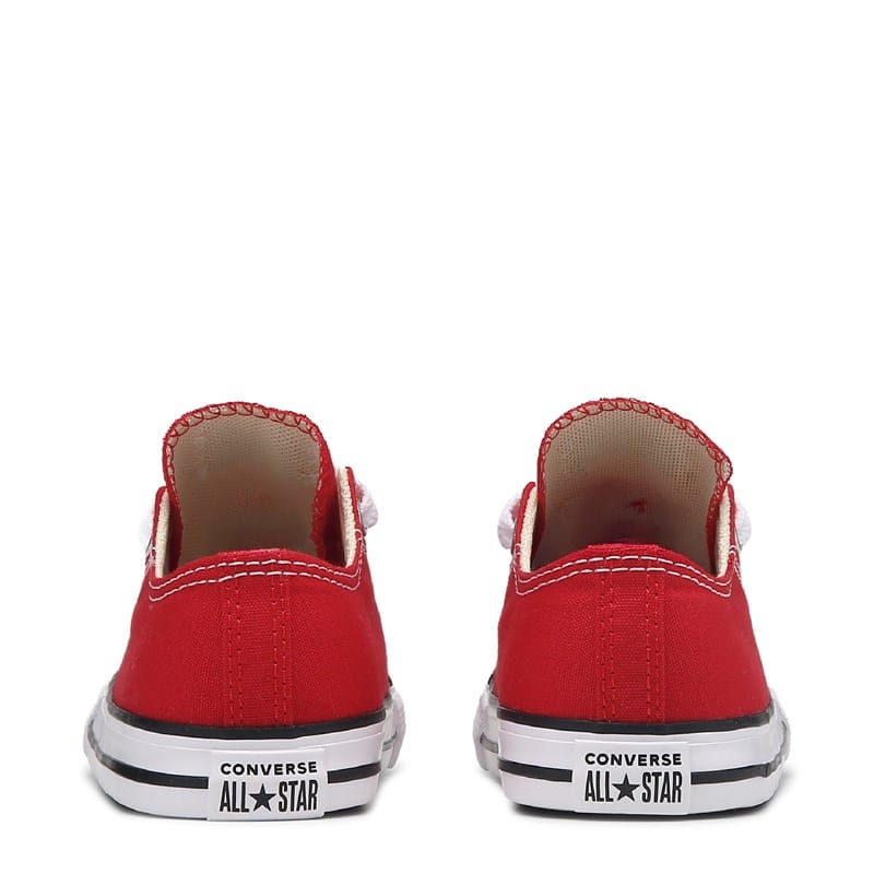 Kids' Chuck Taylor All Star Low Top Sneaker Baby/Toddler Shoes (Red)