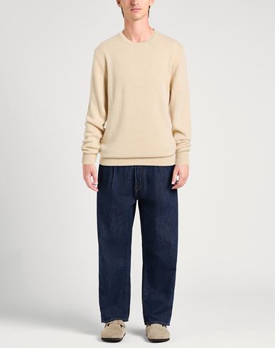 Man Sweater Beige Size 44 Wool, Viscose, Polyamide, Cashmere