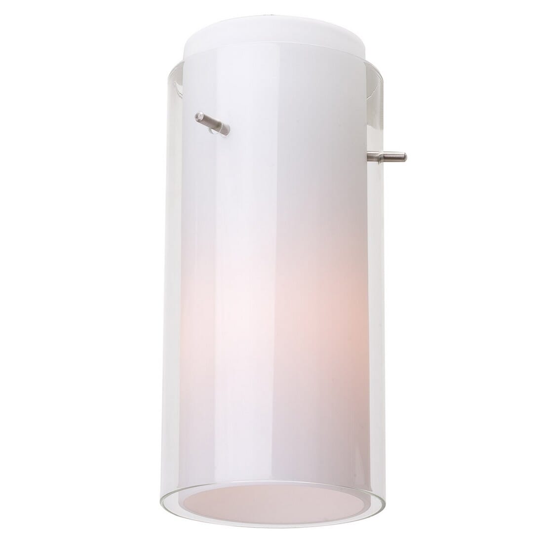 Access Glass`N Glass Ceiling Light Accessory in Brushed Stee