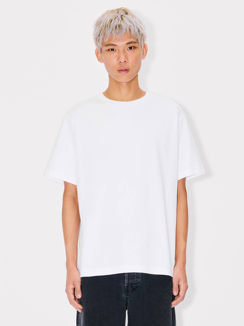 `Boke Flower 2.0` Embroidered Oversized Cotton T-Shirt