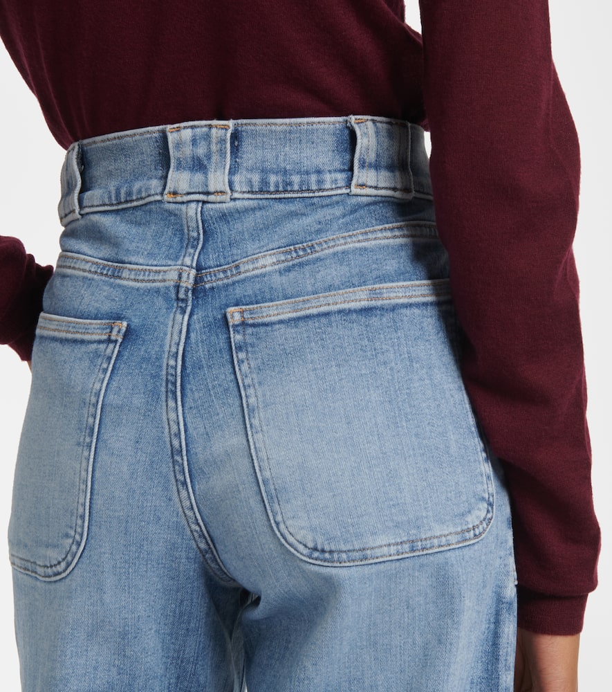 Modern Pocket high-rise wide-leg jeans