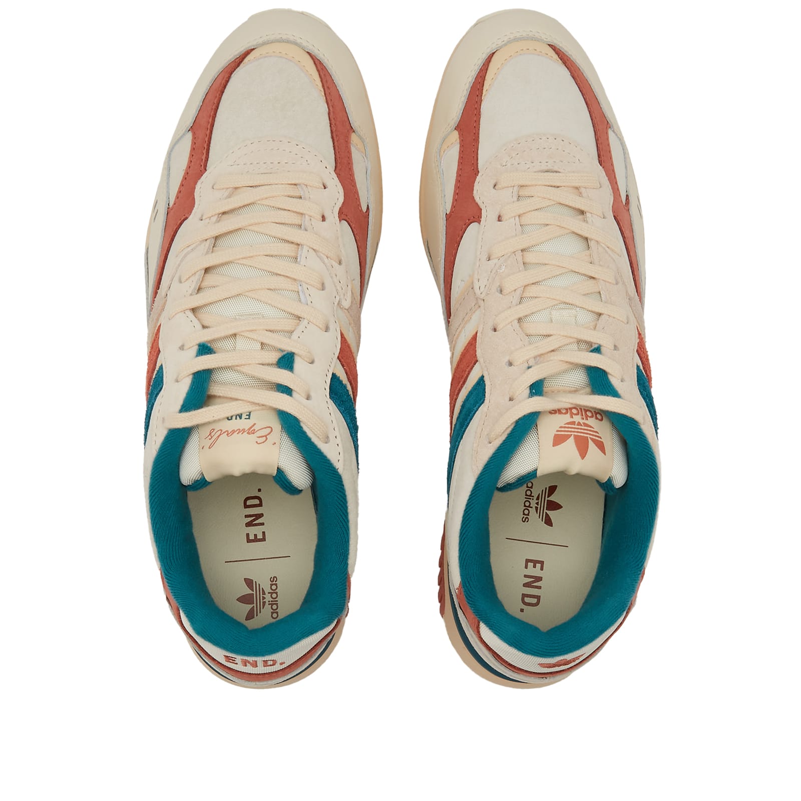 END. X Torsion Super 'Equals' Sneakers in Legend Earth/Bold Green