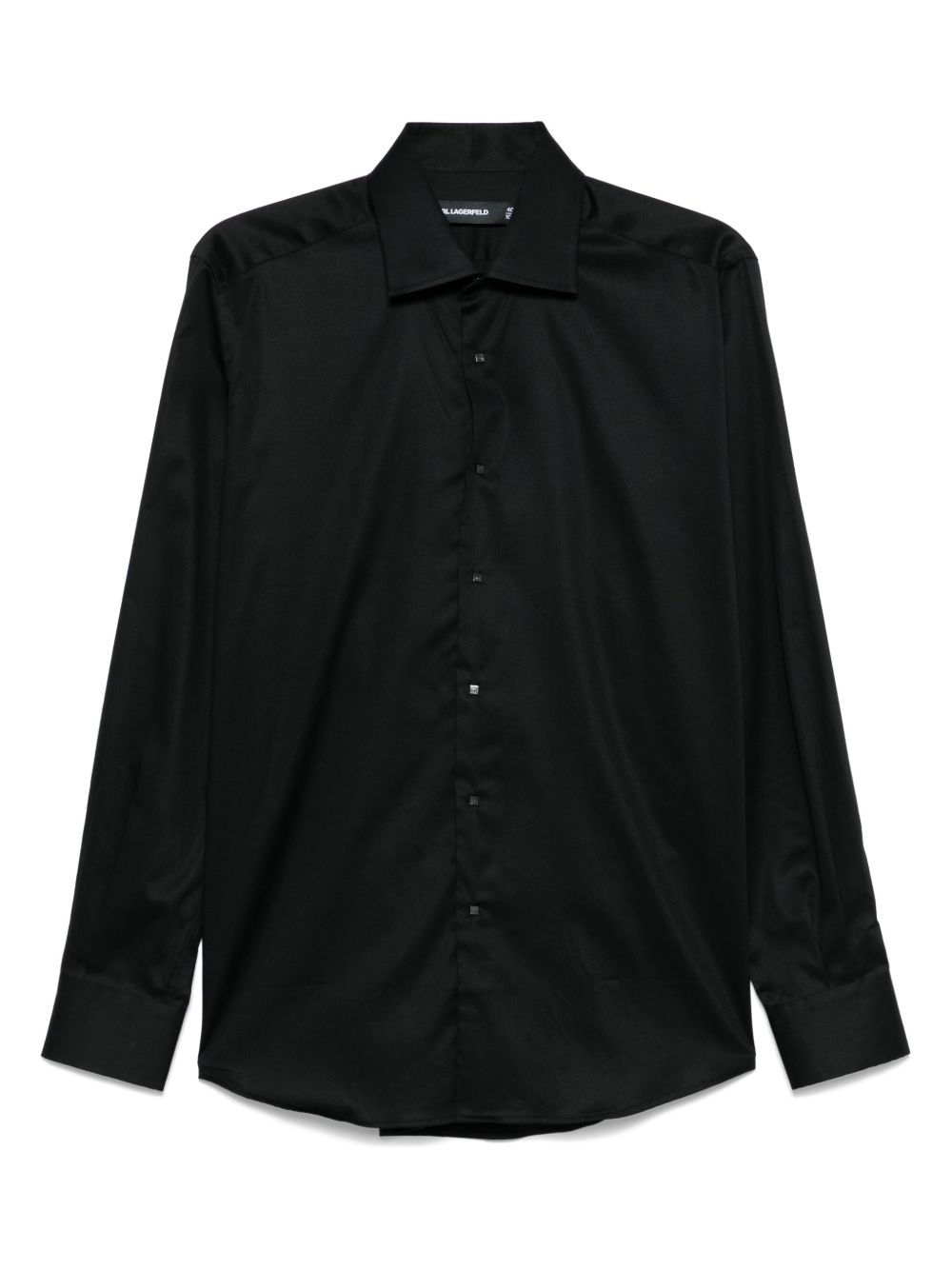 Karl Lagerfeld cutaway-collar shirt - Black