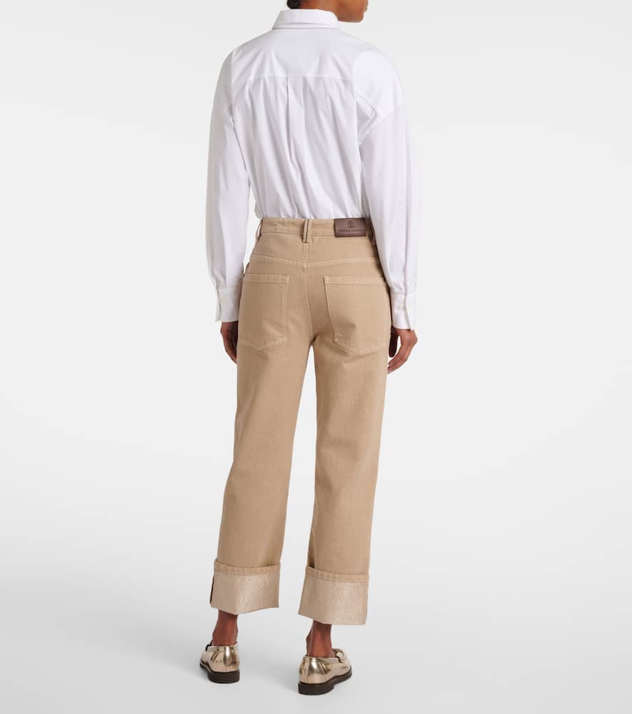 Brunello Cucinelli Mid-rise straight jeans