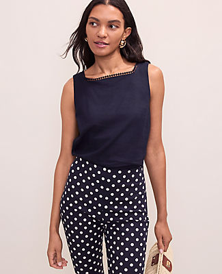 Ann Taylor Tank Top in Linen Blend