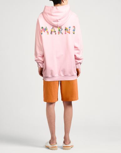 Man Sweatshirt Pink Size 40 Cotton
