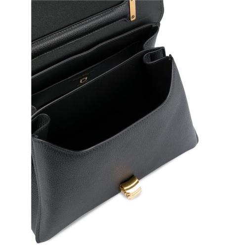 Gancini top-handle bag - Black