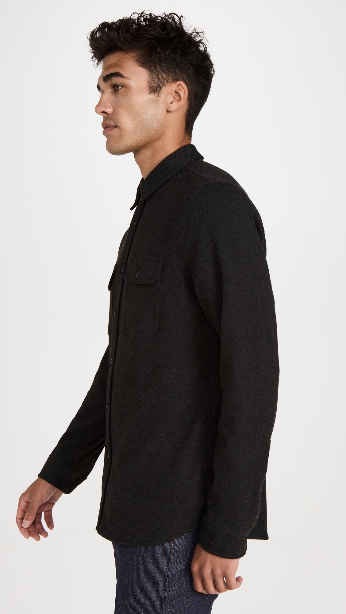 Legend Sweater Shirt Heathered Black Twill