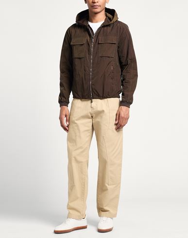 Man Jacket Dark green Size 38 Polyamide