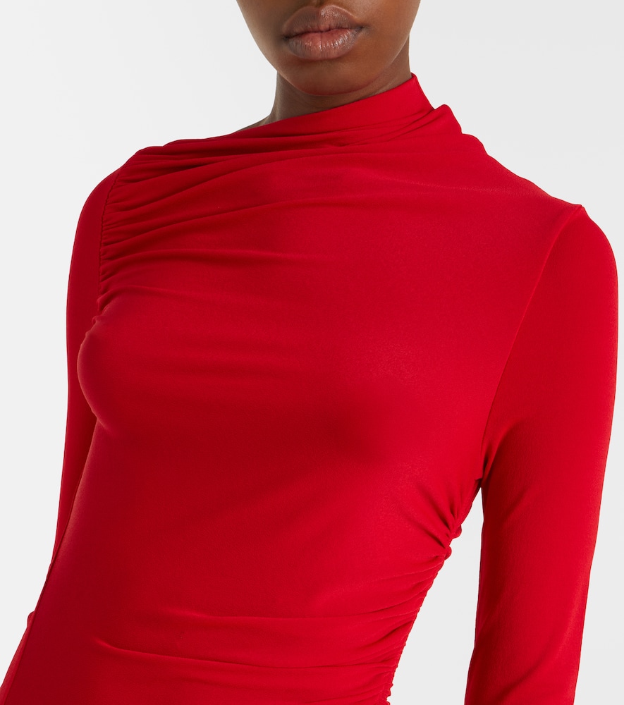 Lilies Svita jersey ruched minidress