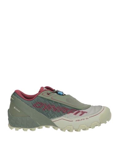 Feline Woman Sneakers Military green Size 7 Textile fibers, Synthetic material
