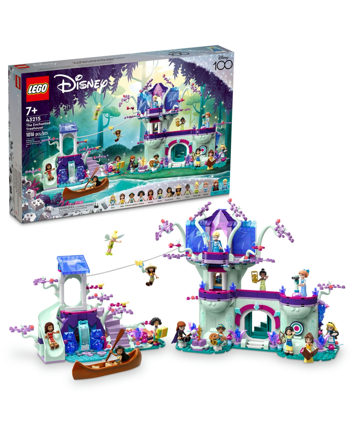 Disney The Enchanted Treehouse 43215 Building Toy, Set of 1,016 Pieces - Multicolor