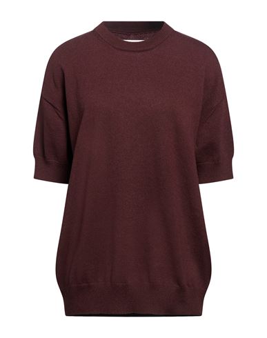 Woman Sweater Burgundy Size 2 Wool, Cashmere